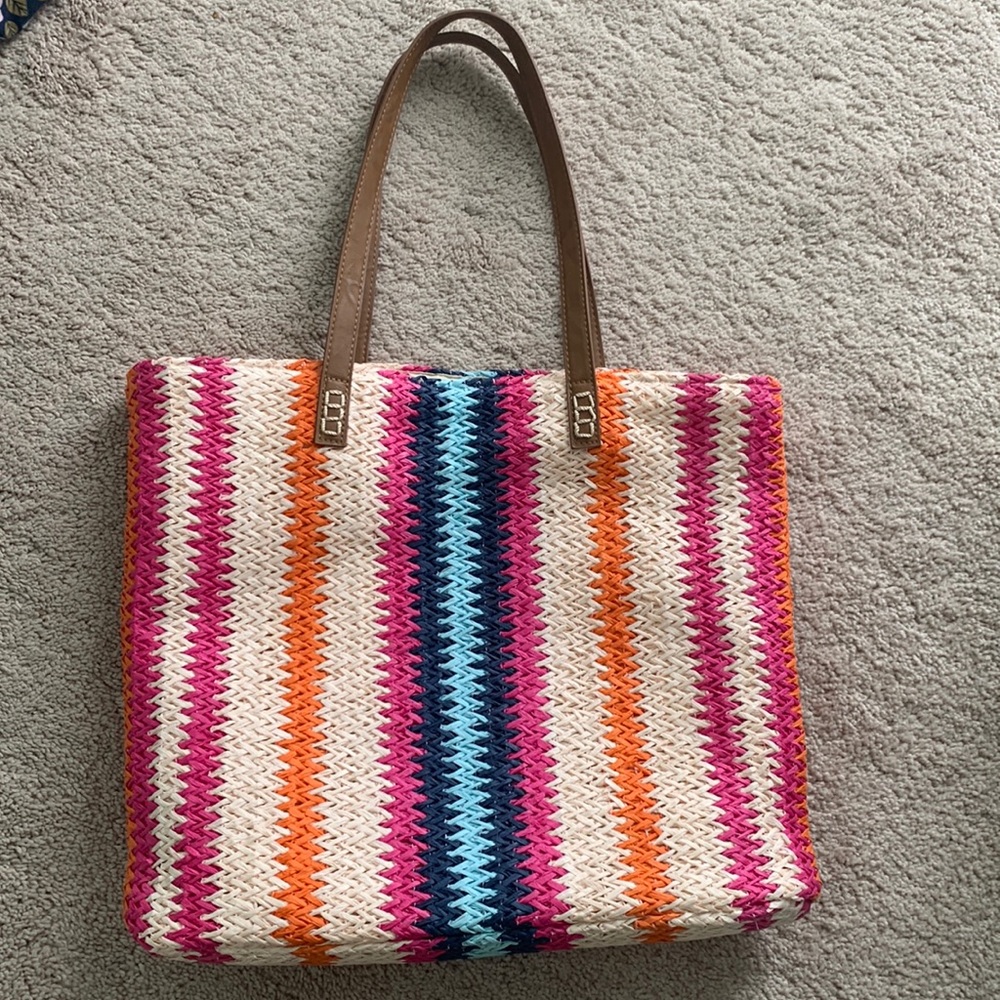Like new Martha Stewart beach/summer tote
